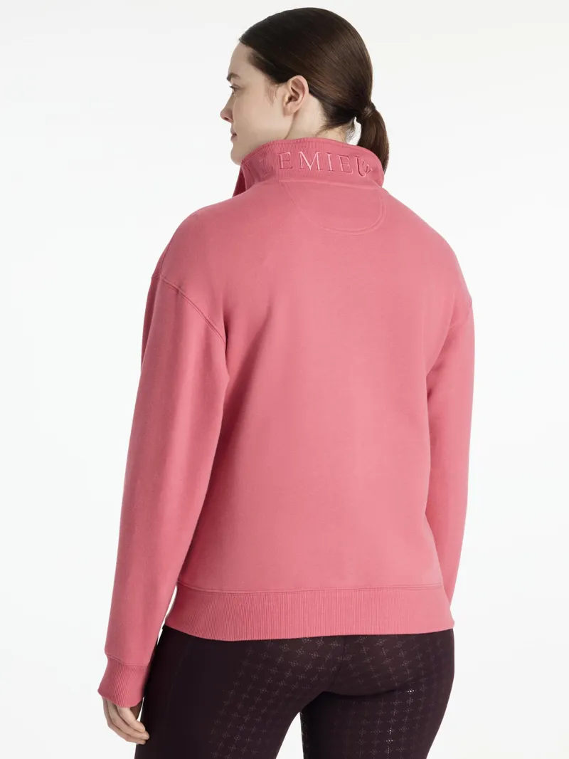 LeMieux Keira Quarter Neck Sweat Cranberry AW25 New Colours-3