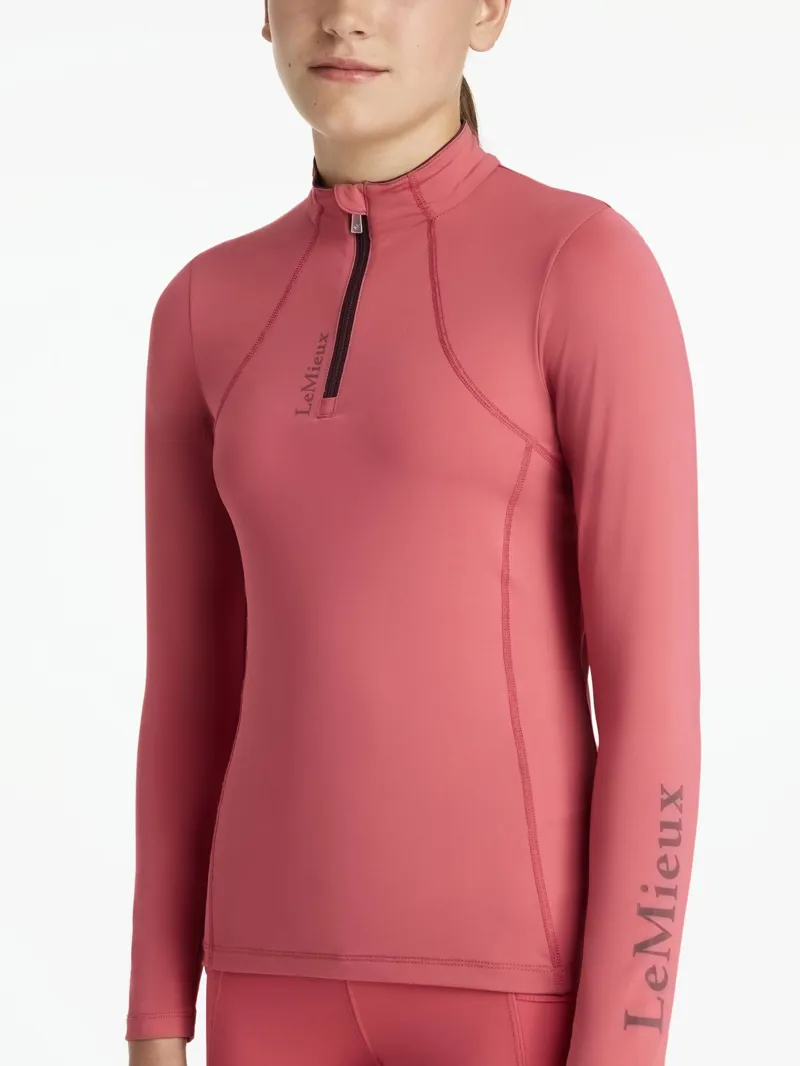 LeMieux AW25 Young Rider Baselayer-Cranberry Autumn Winter 25-4