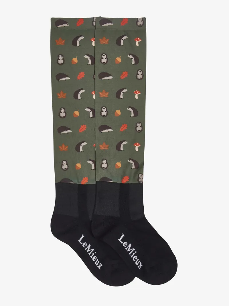LeMieux Footsie Socks Hedgehogs-1
