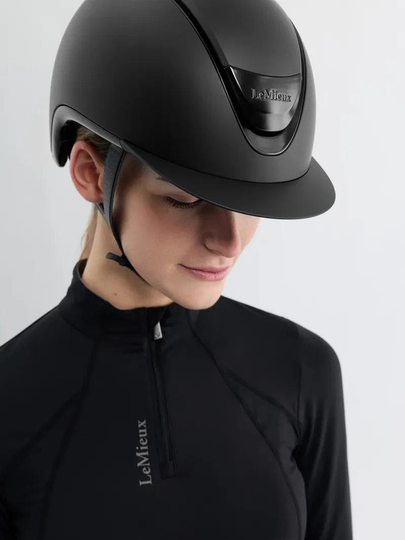 LeMieux Verv Competition Helmet Matt Black-1