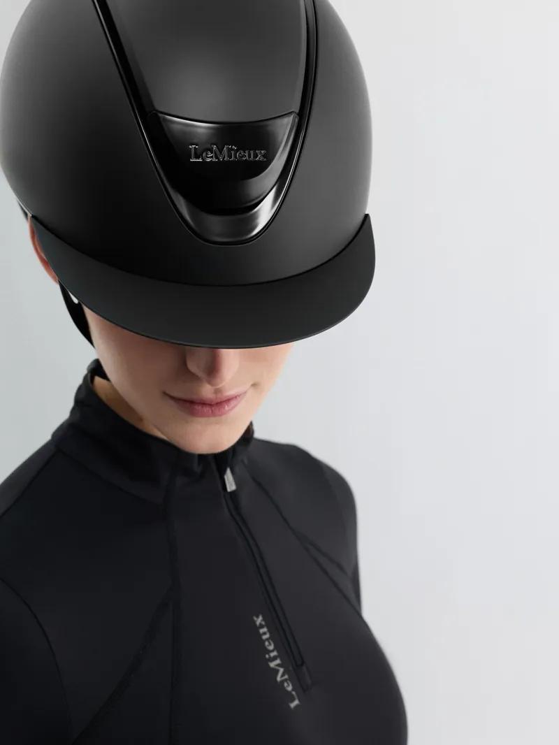 LeMieux Verv Competition Helmet Matt Black-10