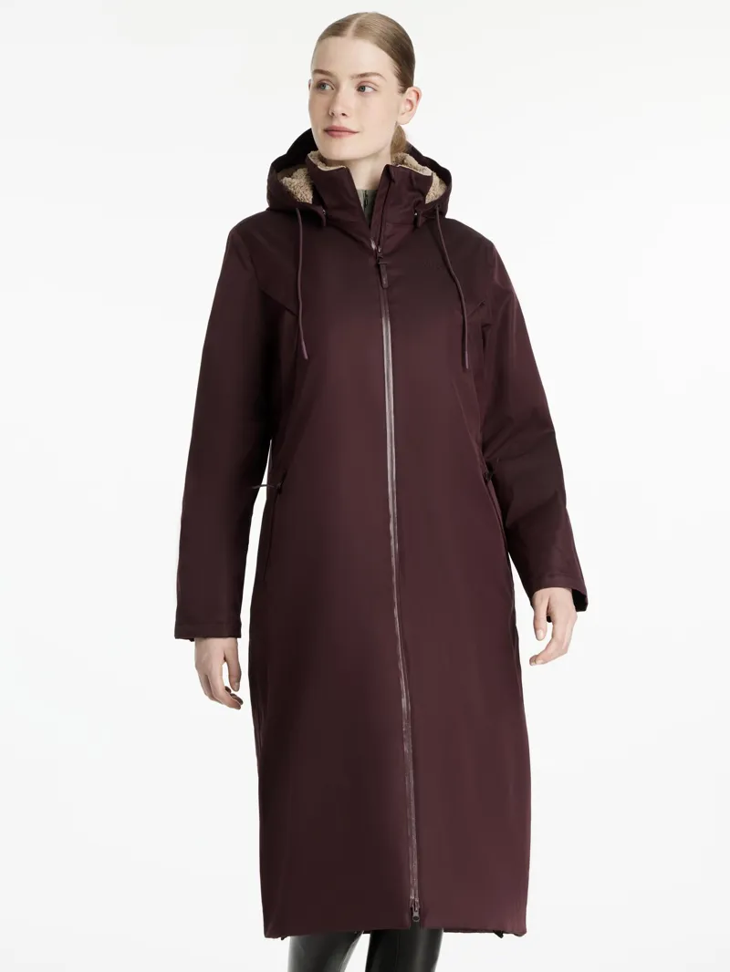 LeMieux Ladies All Elements Robe Damson-1