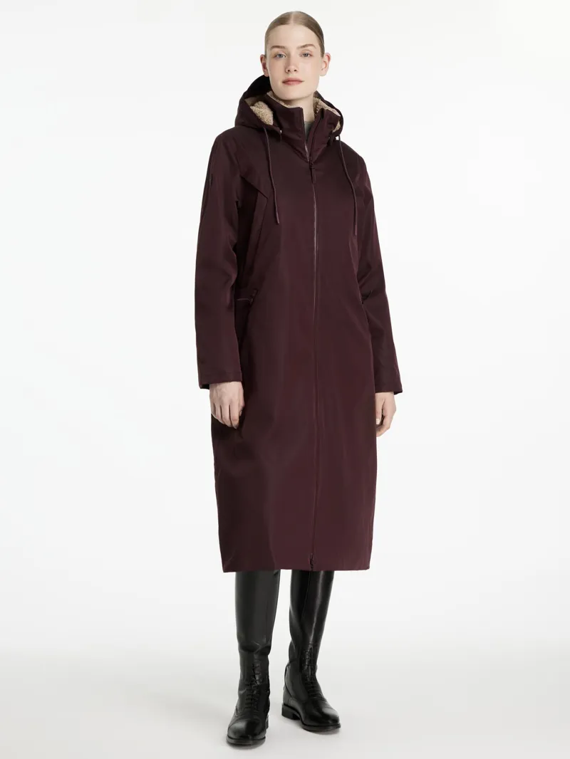 LeMieux Ladies All Elements Robe Damson-4