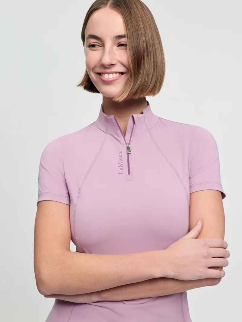 LeMieux Ladies Classique Short Sleeve Base Layer Fondant SS26-4