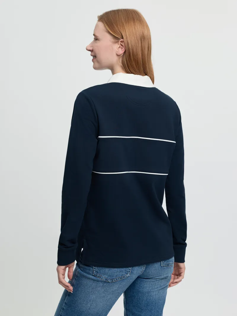 LeMieux Ladies Rochelle Rugby Shirt Navy SS26-4