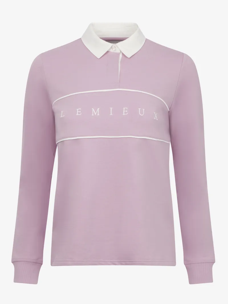 LeMieux Ladies Rochelle Rugby Shirt Fondant SS26-5