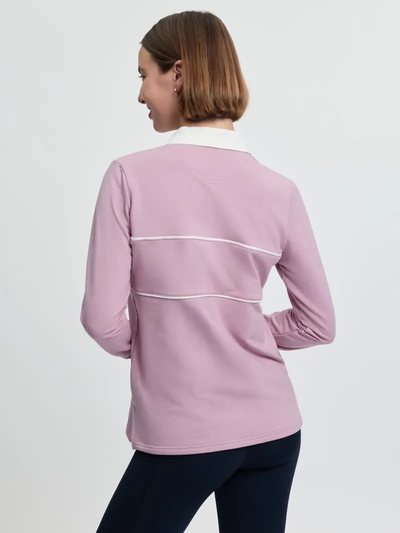 LeMieux Ladies Rochelle Rugby Shirt Fondant SS26-2