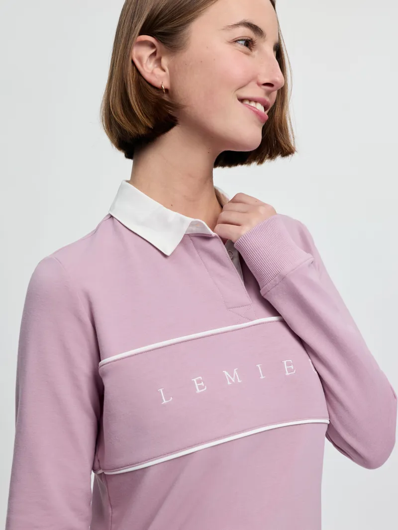 LeMieux Ladies Rochelle Rugby Shirt Fondant SS26-6