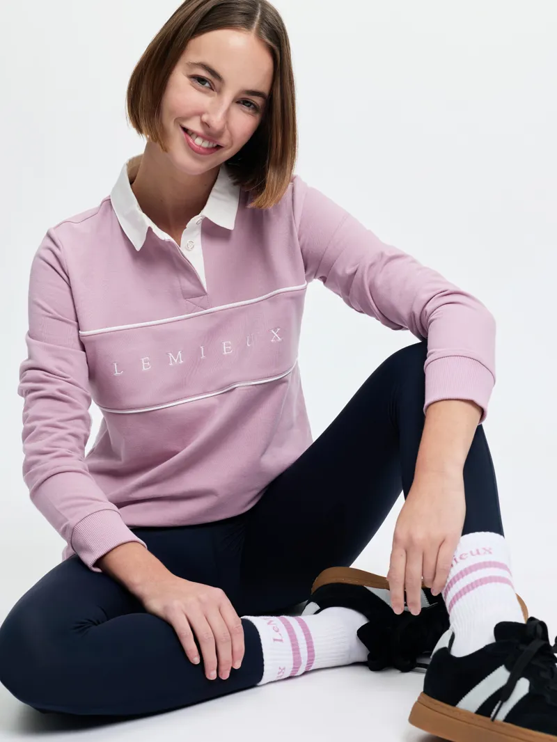 LeMieux Ladies Rochelle Rugby Shirt Fondant SS26-7