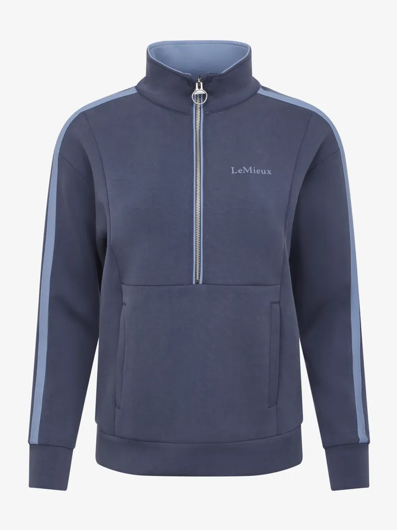 LeMieux Connie Ladies Half Zip Sweat Shadow-2