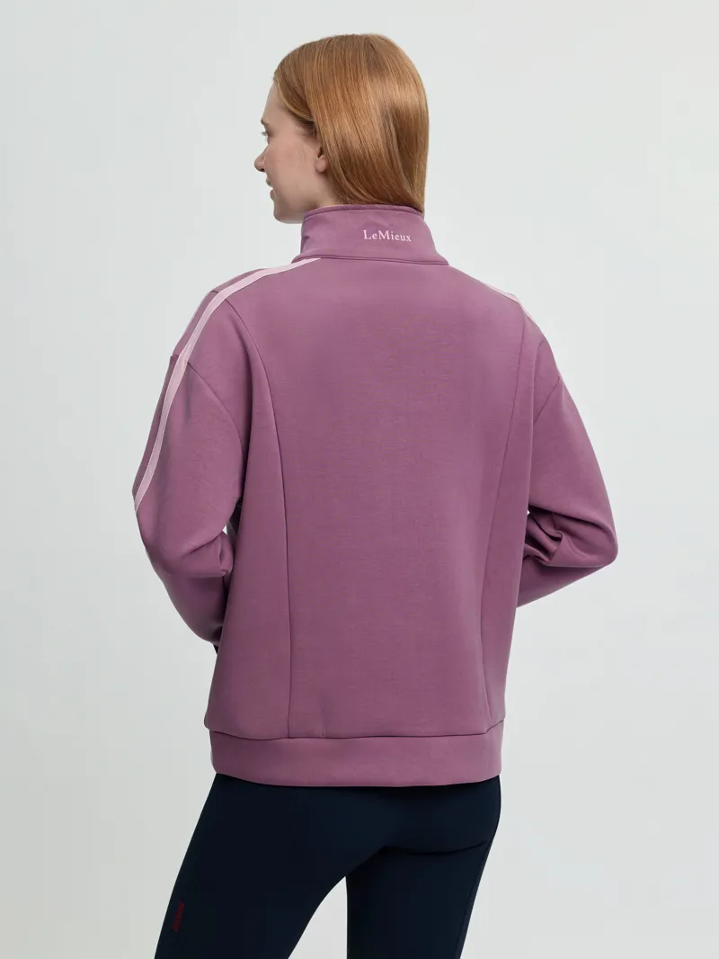 LeMieux Connie Ladies Half Zip Sweat Mallow-3