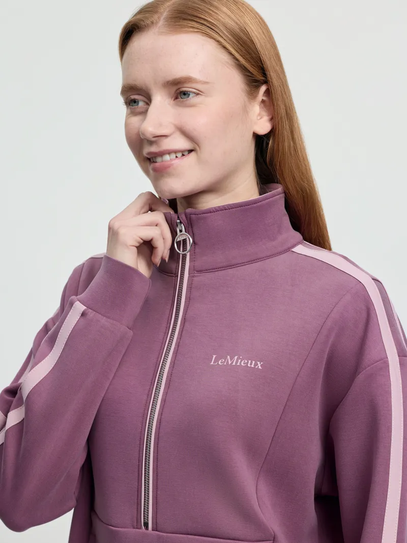 LeMieux Connie Ladies Half Zip Sweat Mallow