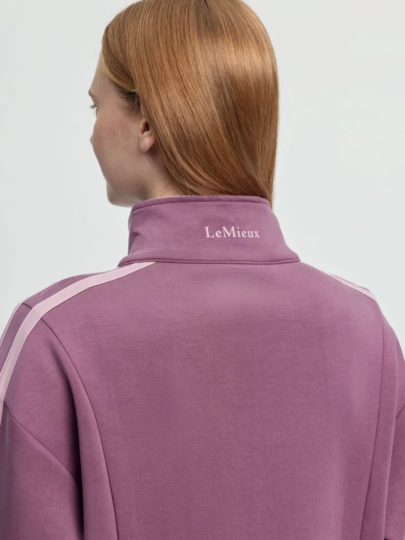 LeMieux Connie Ladies Half Zip Sweat Mallow-4