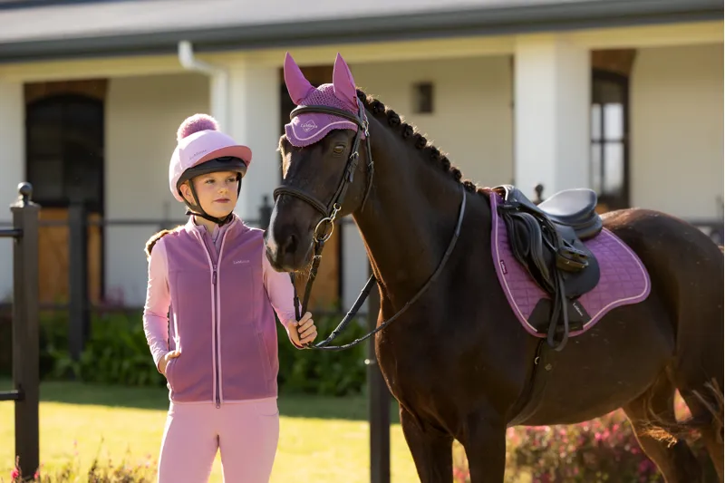 LeMieux Suede GP Square Mallow SS26-3