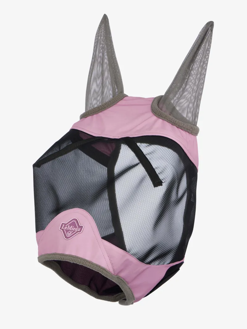 LeMieux Visor-Tek Half Fly Mask Fondant-2