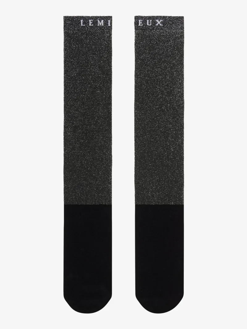 LeMieux Brilliance Competition Sock Black-1