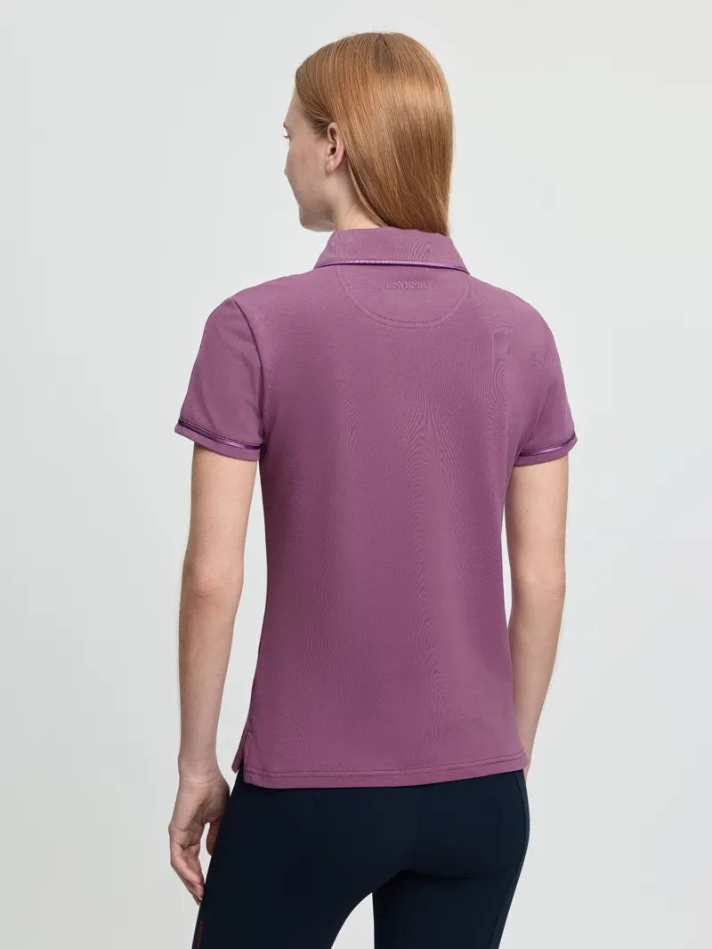 LeMieux Ladies Pixie Polo Shirt Mallow-1