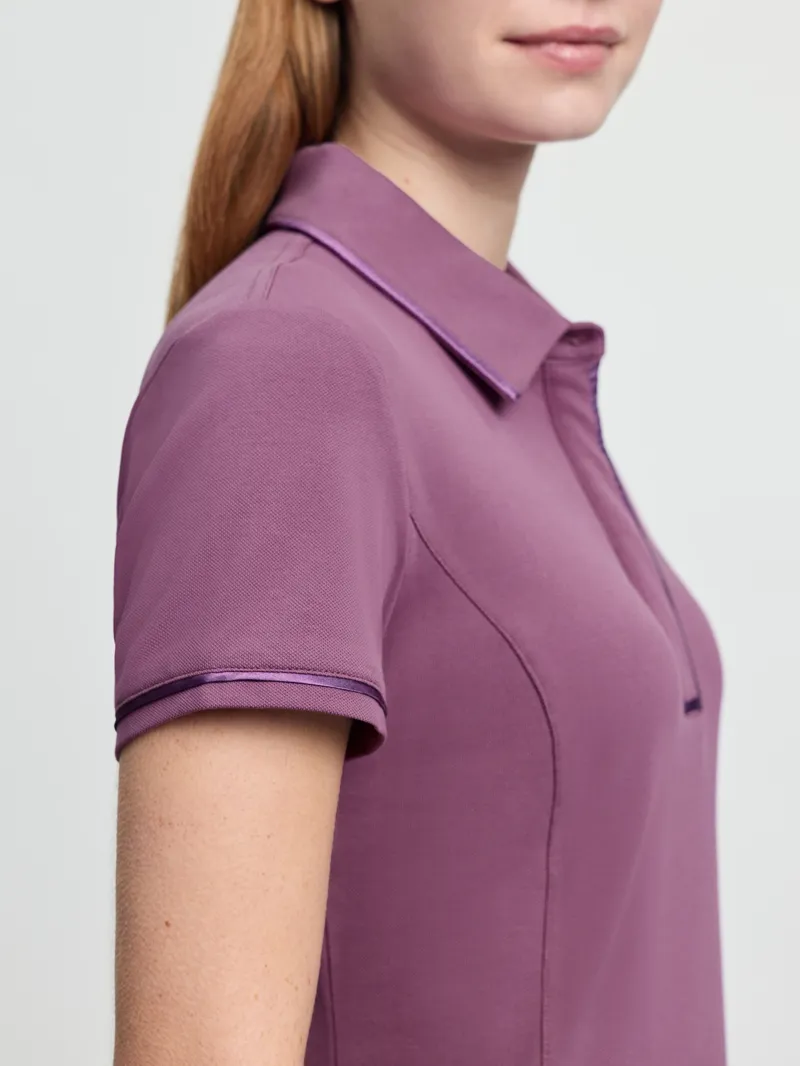 LeMieux Ladies Pixie Polo Shirt Mallow-3