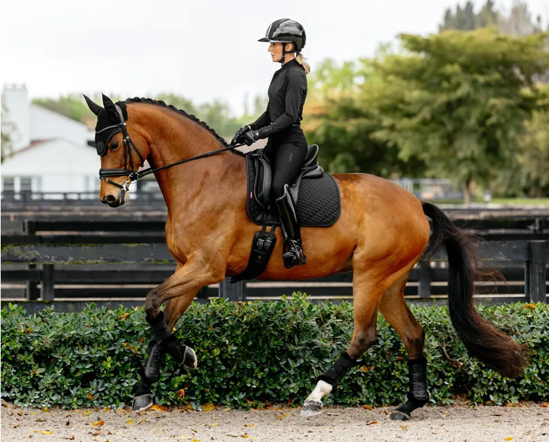LeMieux Brilliance Dressage Square Black-2