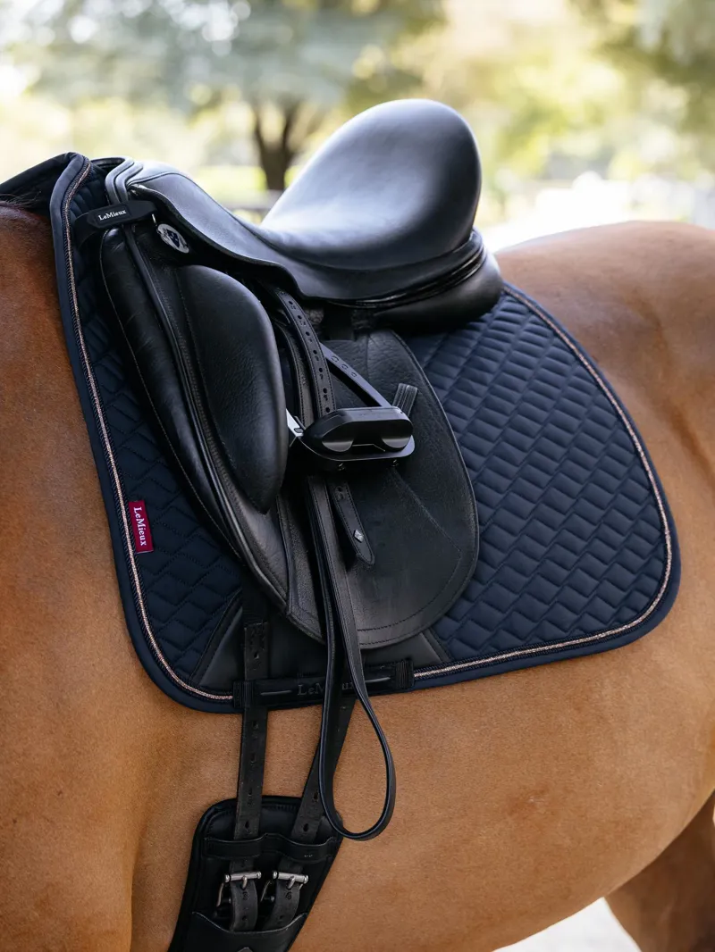 LeMieux Brilliance Dressage Square Navy-1