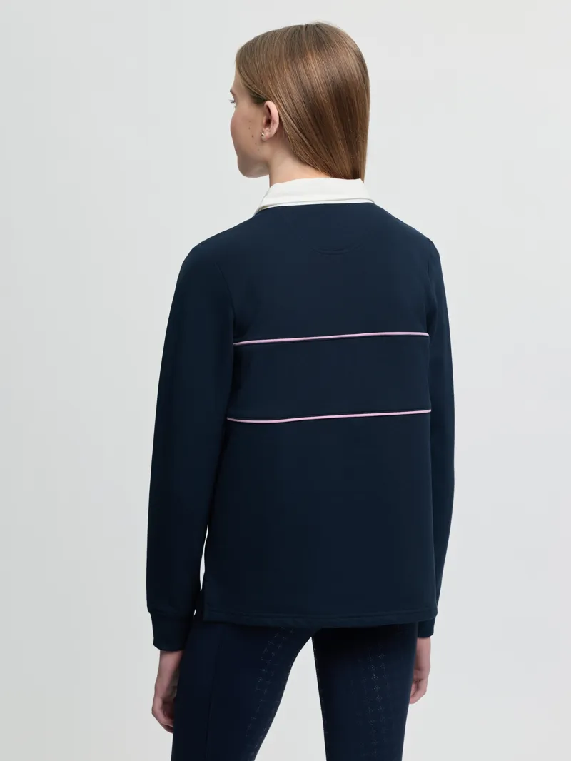 LeMieux Young Rider Riley Rugby Shirt Navy SS26-1