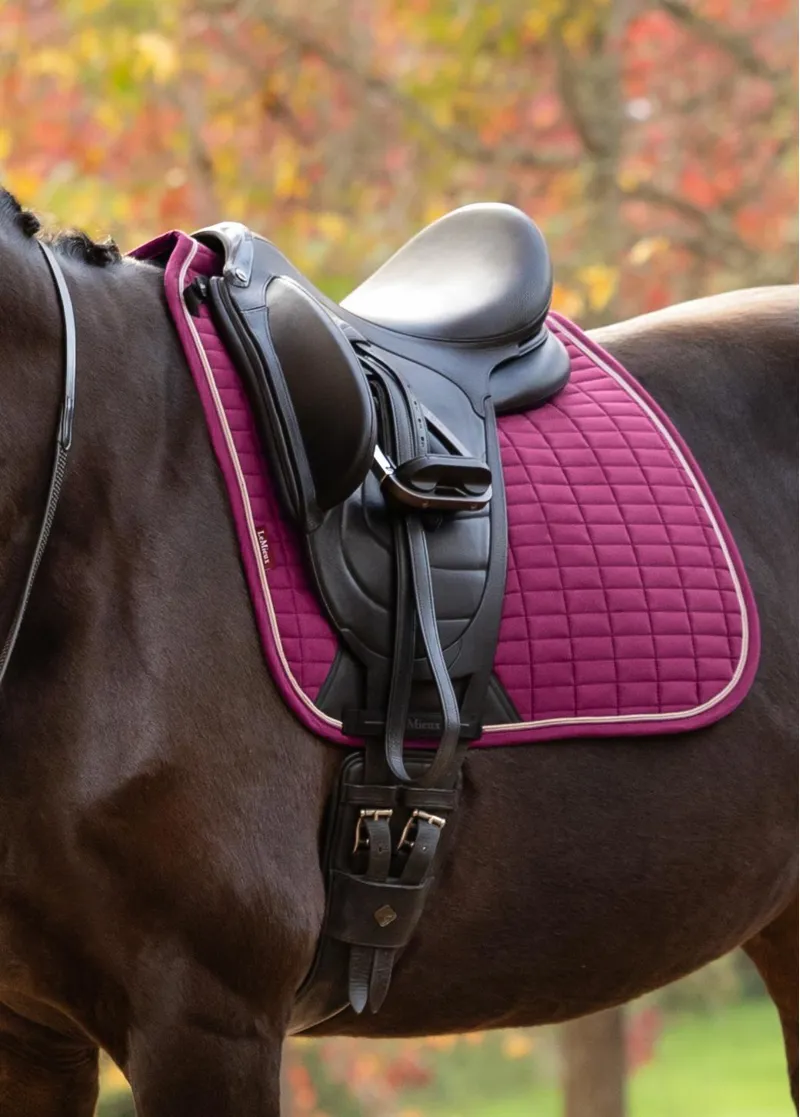 LeMieux Suede Dressage Square Blackberry