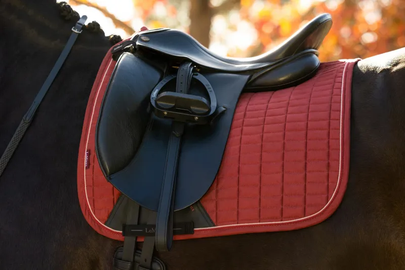 LeMieux Suede Dressage Square Russet