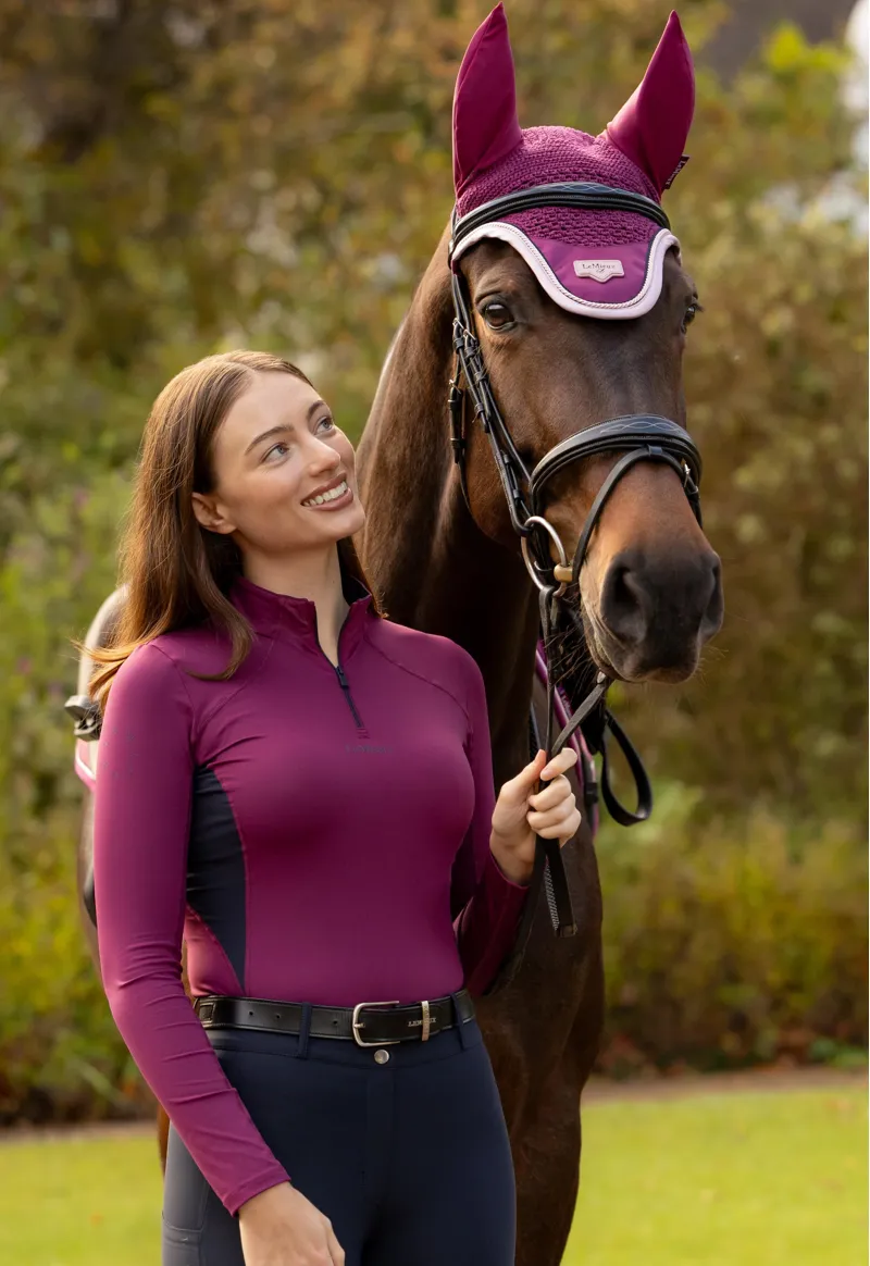 LeMieux Classique Base Layer Blackberry-1