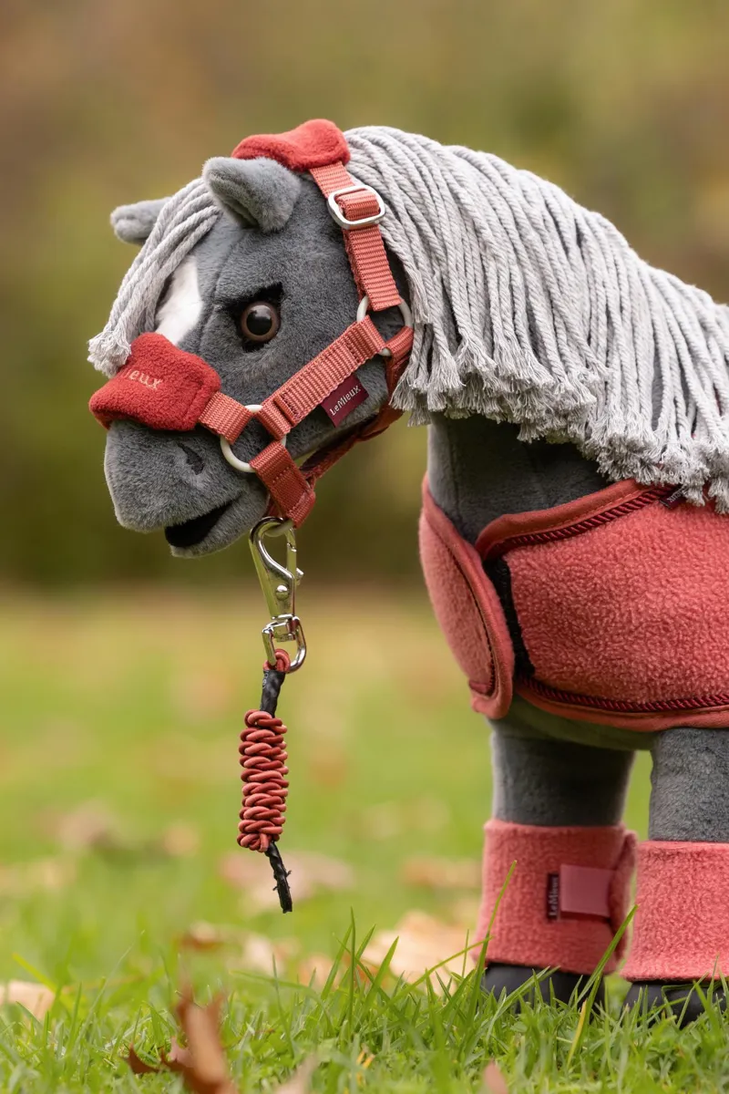 LeMieux Toy Pony Vogue Headcollar and Leadrope Spiced Earth-1