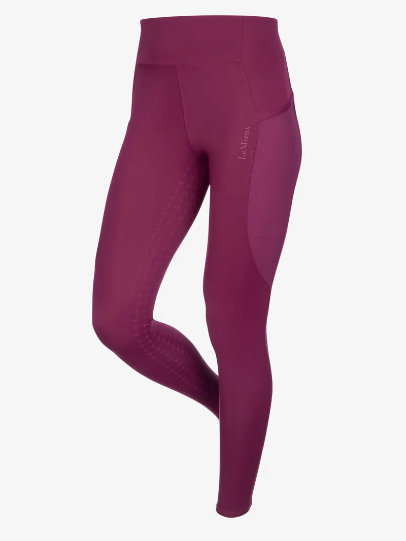 LeMieux Womens Naomi Pull On Breeches Blackberry