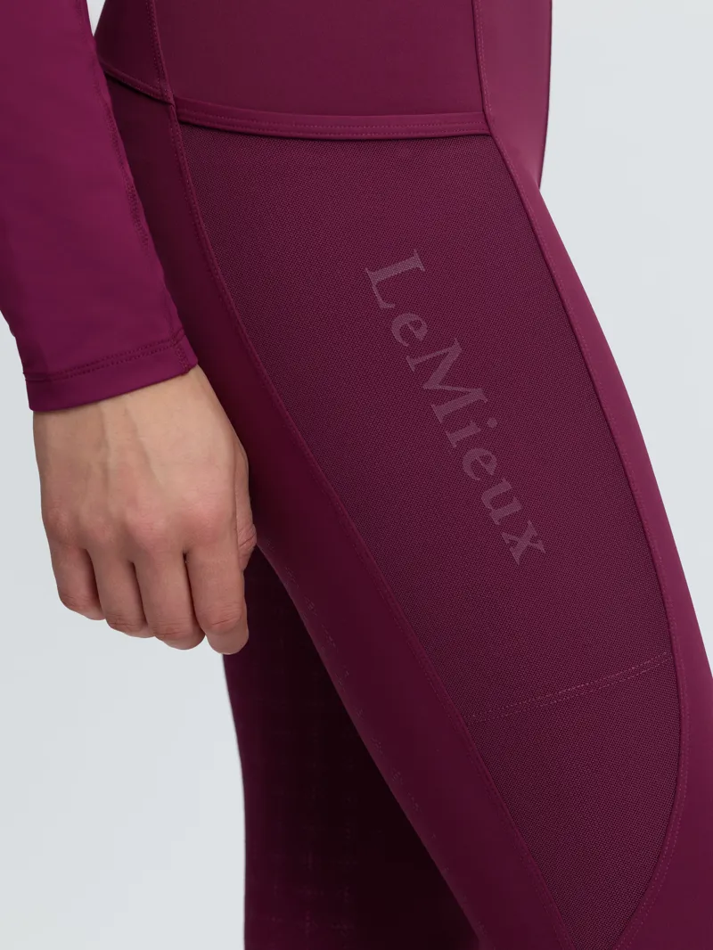 LeMieux Womens Naomi Pull On Breeches Blackberry-6