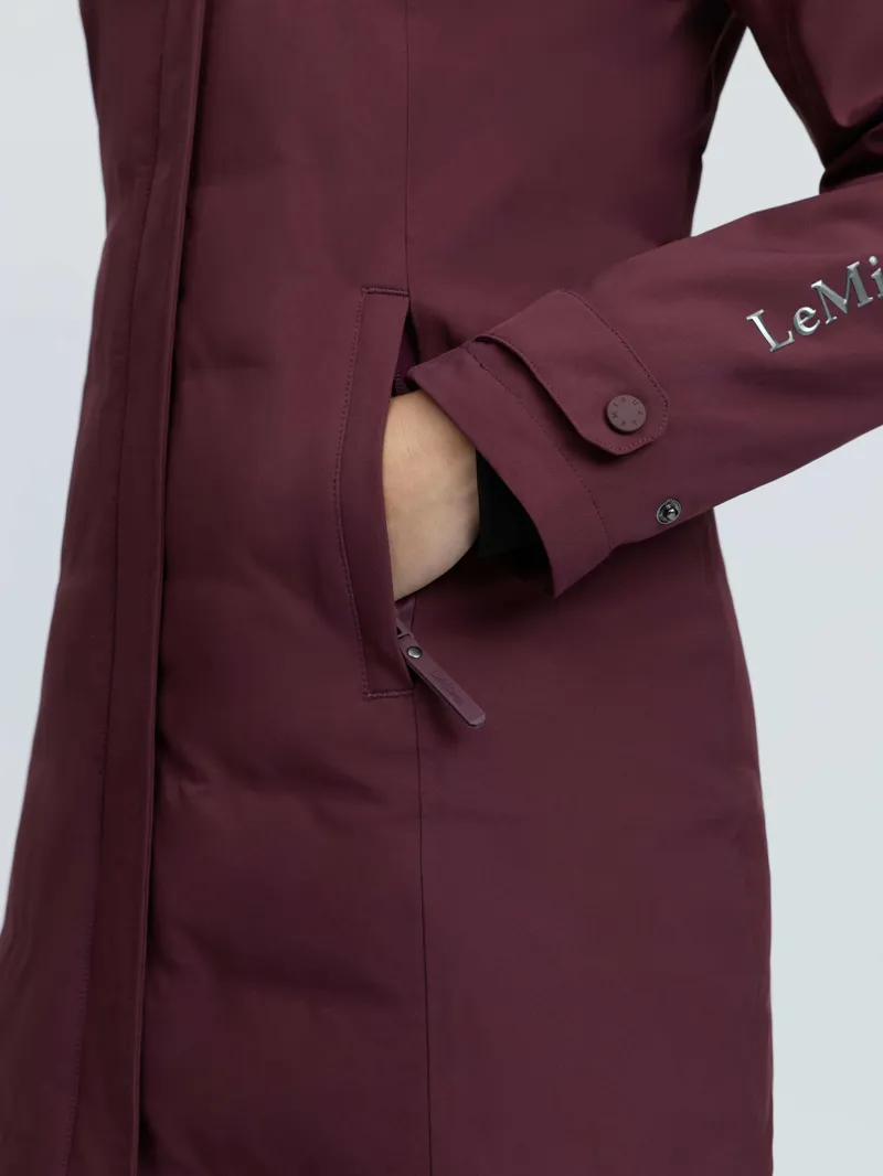 LeMieux Erin Waterproof Padded Jacket Bramble-6