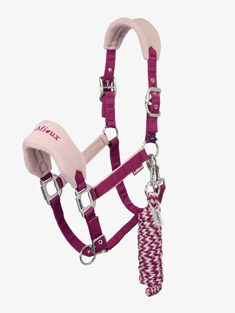 LeMieux Vogue Headcollar And Lead Rope Blackberry-2