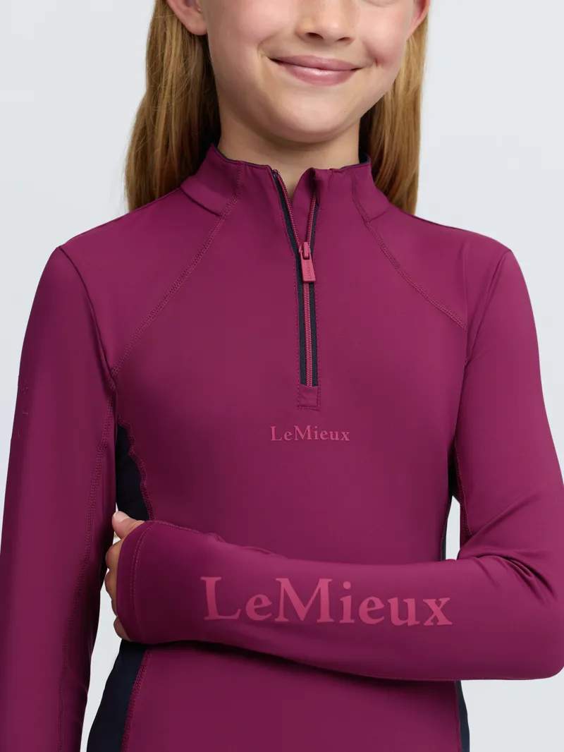 LeMieux Young Rider Classique Base Layer Blackberry-3