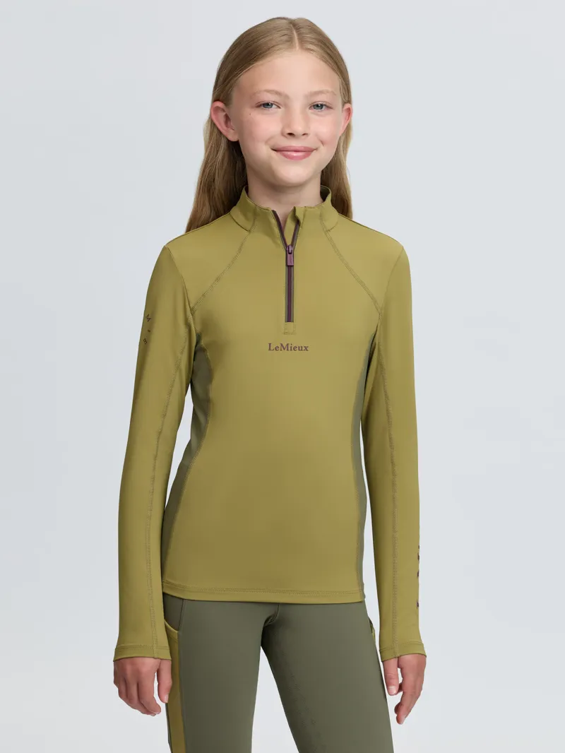 LeMieux Young Rider Classique Base Layer Gooseberry-4