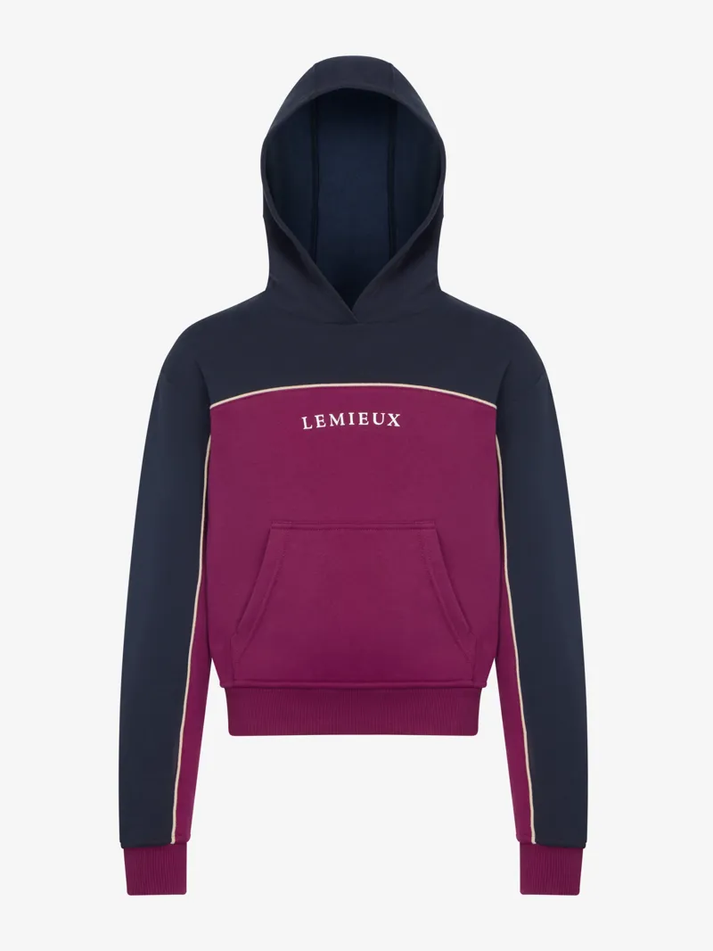 LeMieux Young Rider Sadie Hoodie Blackberry-1