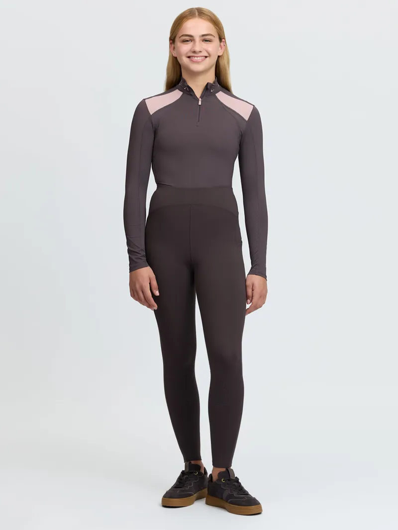 LeMieux Young Rider Nell Brushed Pull Ons Cocoa-4
