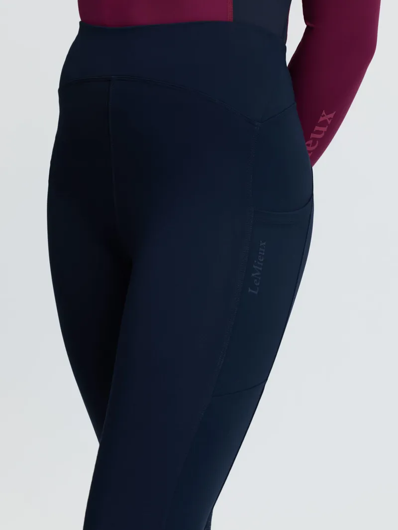 LeMieux Young Rider Nell Brushed Pull Ons Navy-5