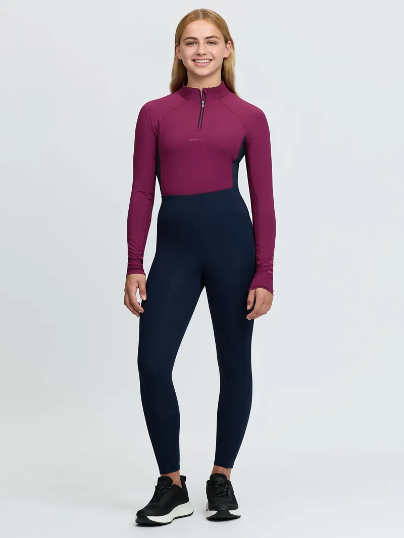 LeMieux Young Rider Nell Brushed Pull Ons Navy-6