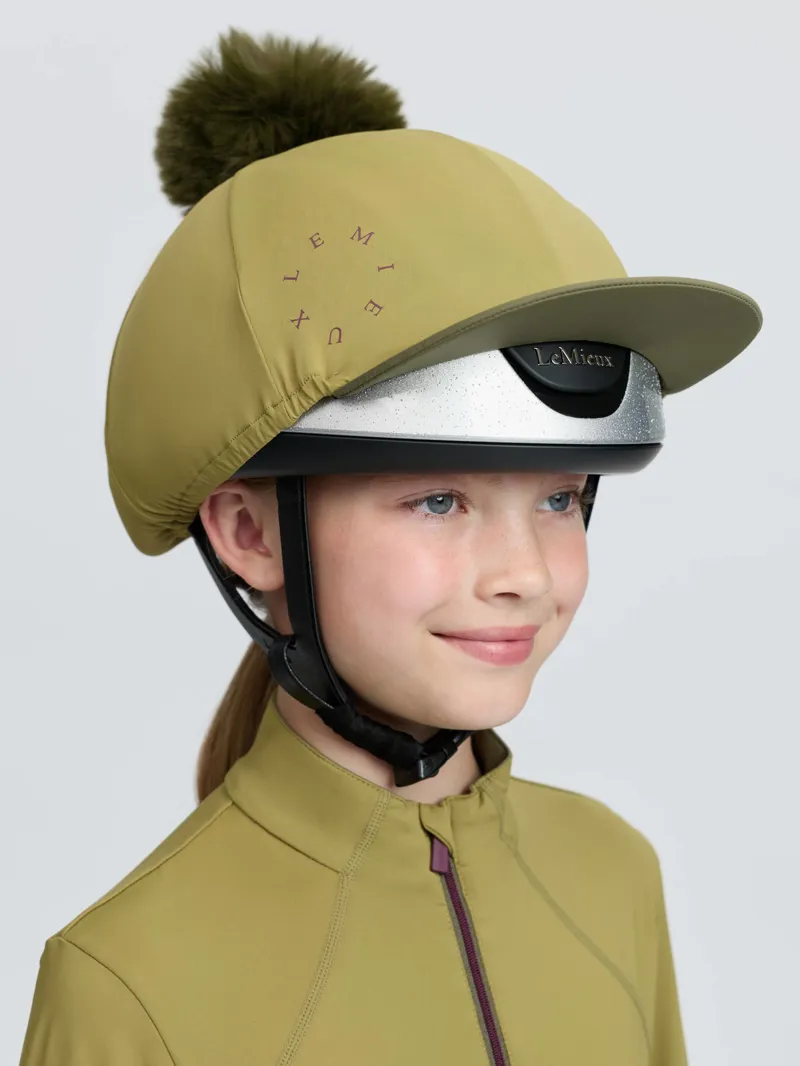 LeMieux Classique  Pom Hat Silk Gooseberry-2