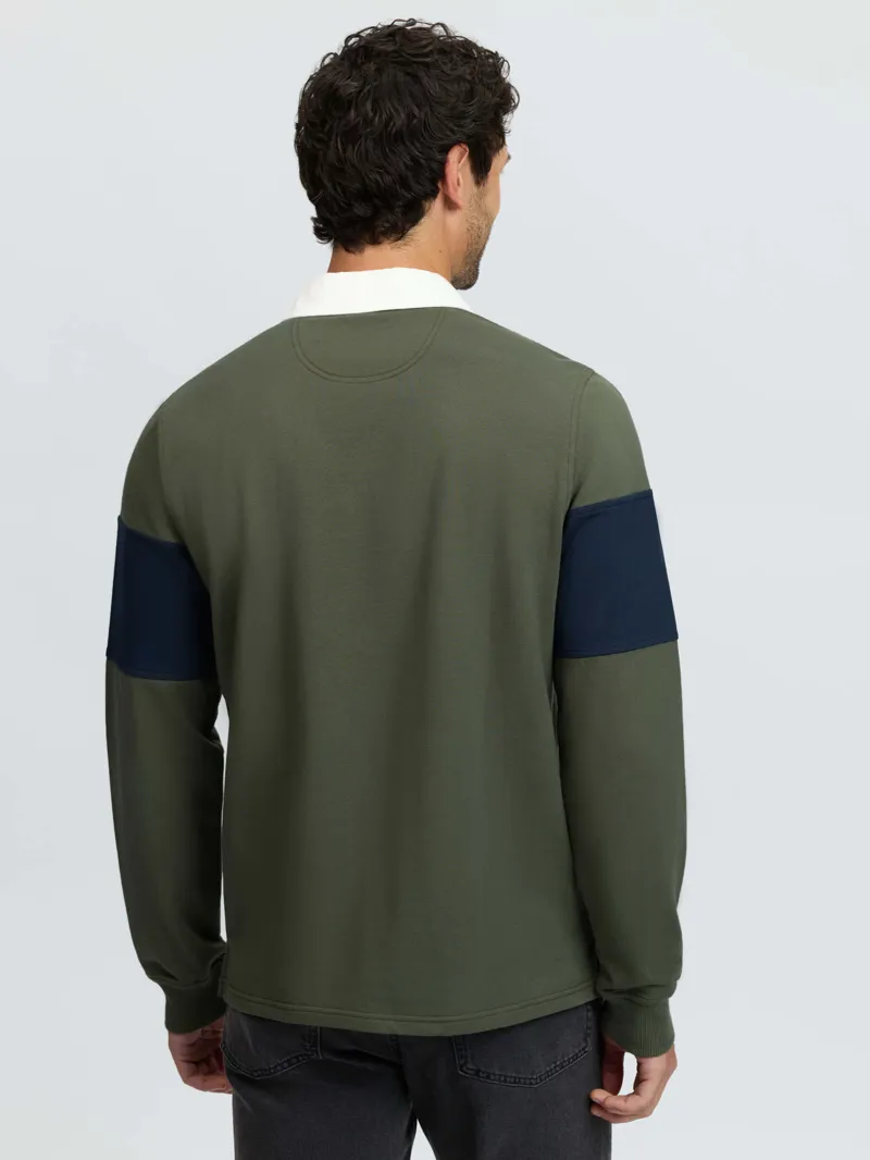 LeMieux Mens Rugby Shirt Olive-5