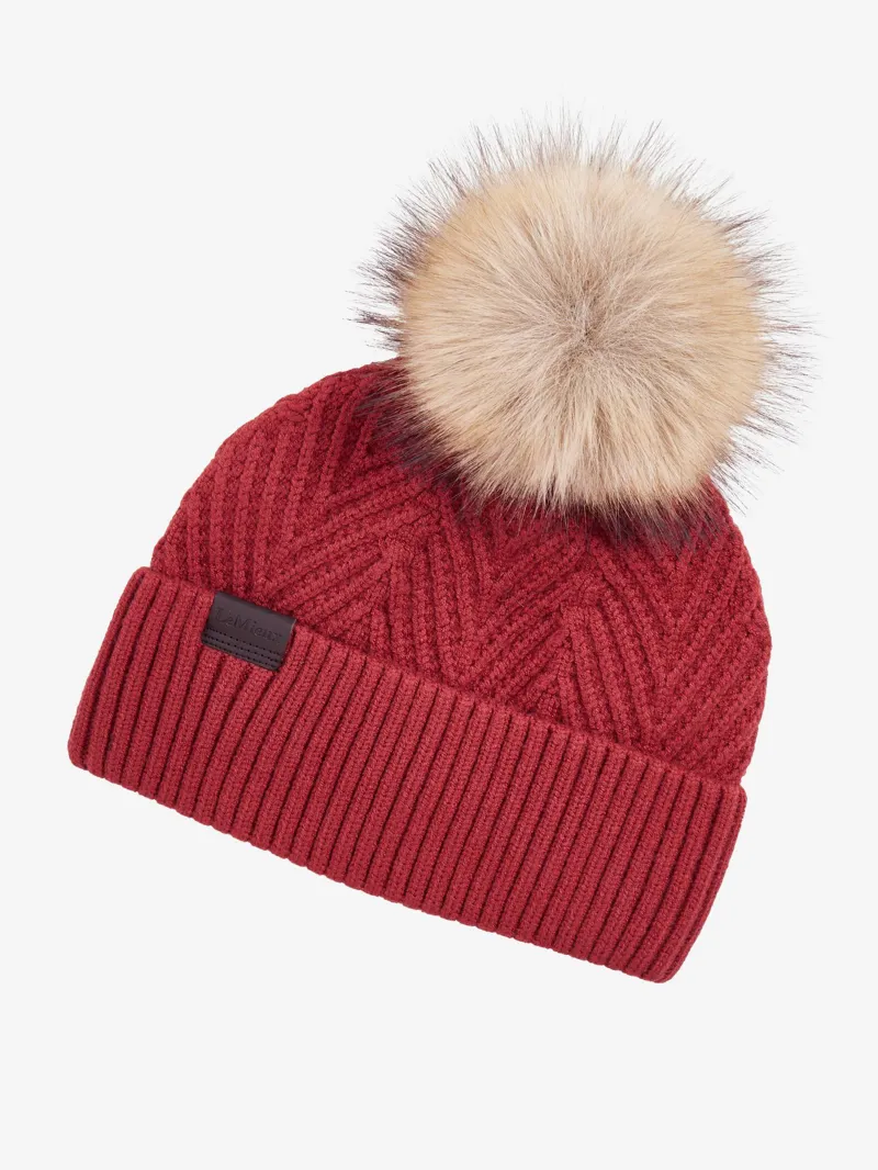LeMieux Clara Knit Beanie Russet-1