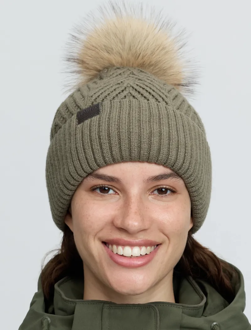 LeMieux Clara Knit Beanie Willow Green