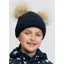 LeMieux Mini Double Pom Beanie Navy
