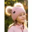 LeMieux Mini Double Pom Beanie Petal