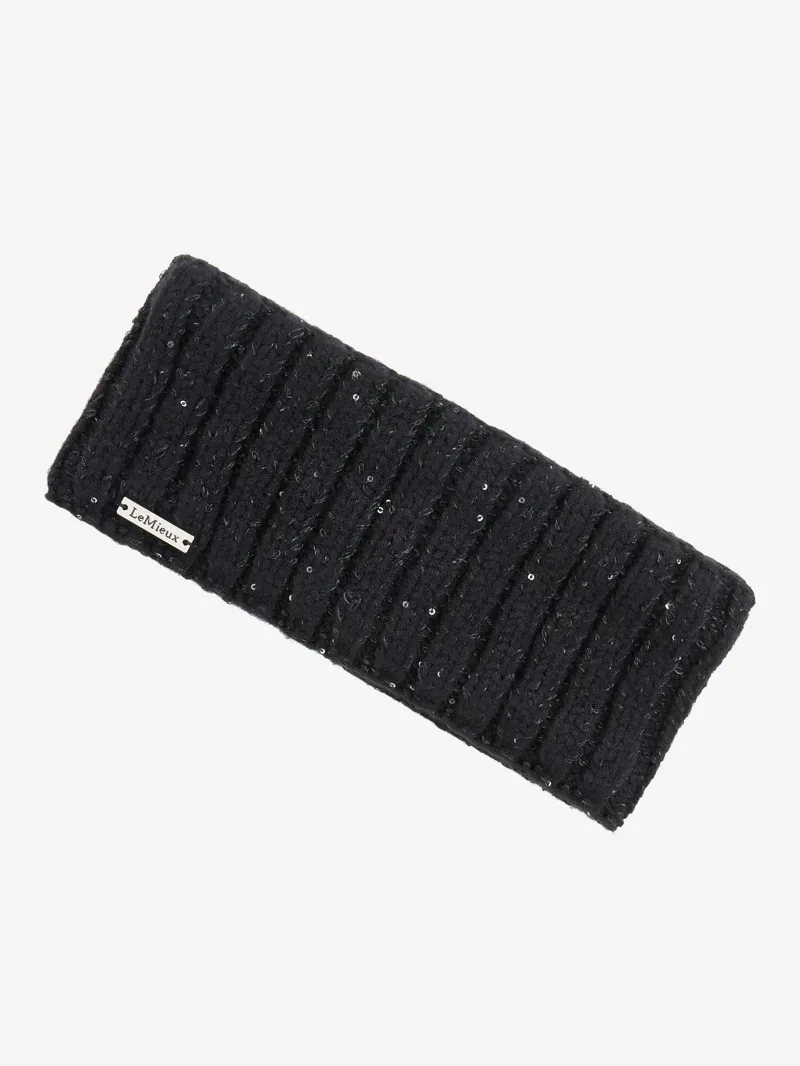 LeMieux Bernie Sequin Headband Black-1