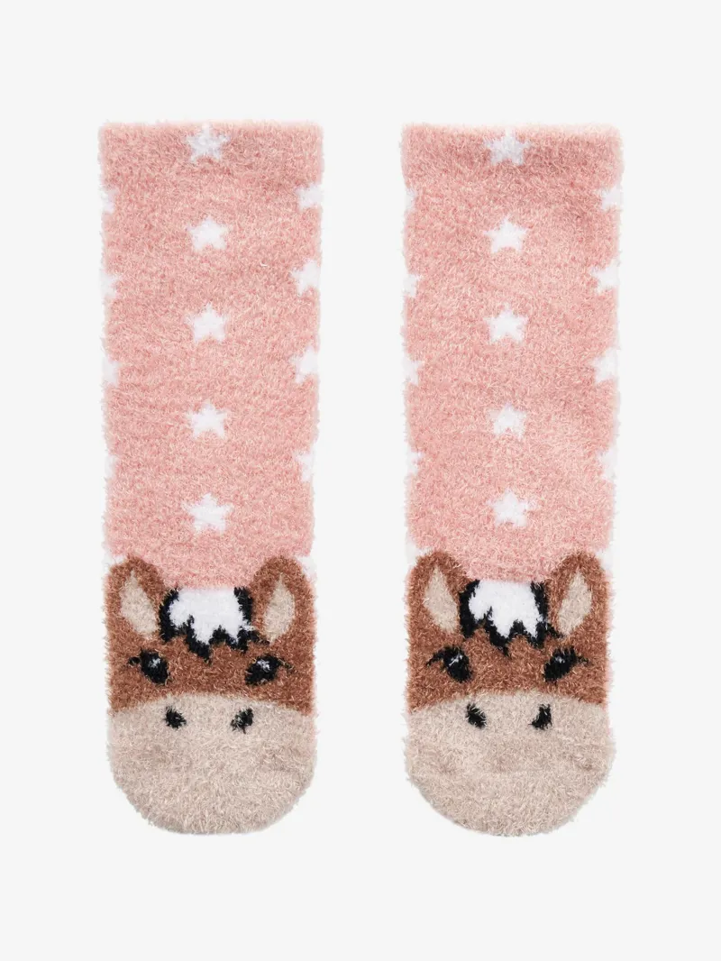 LeMieux Mini Fluffy Chacacter Socks Oskar-1