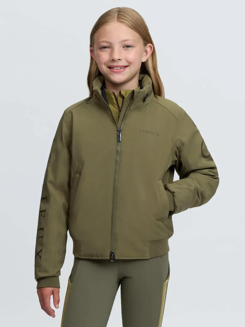 LeMieux Young Rider Clarissa Crew Jacket Willow Green-3