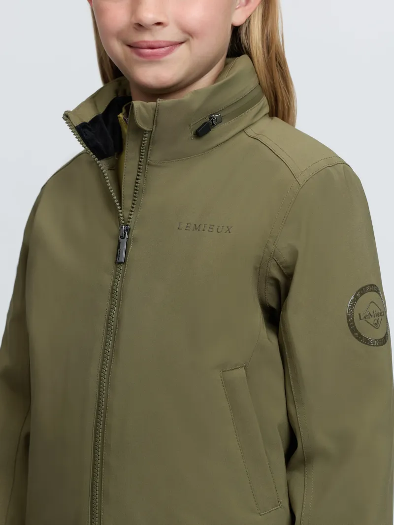 LeMieux Young Rider Clarissa Crew Jacket Willow Green-2