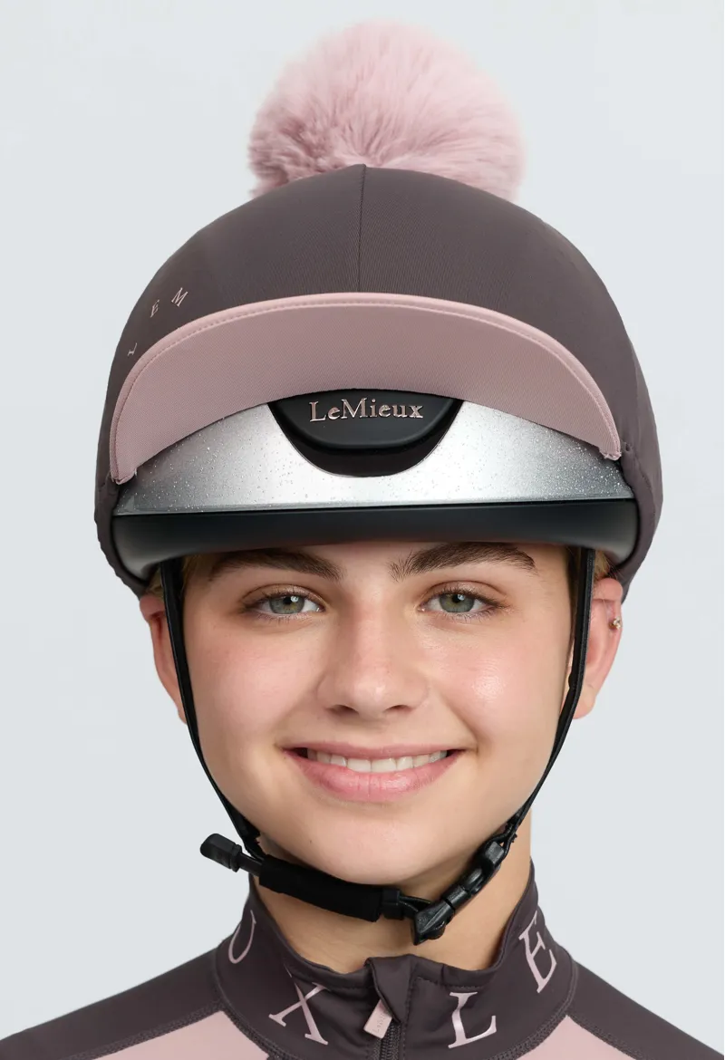LeMieux Classique  Pom Hat Silk Cocoa-3